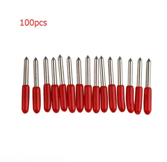 

100Pcs 45 Degree Roland Cutting Plotter Cutter Knife Blades Offset Refine Rabbit Redsail Cutter Plotter Cutting Blades