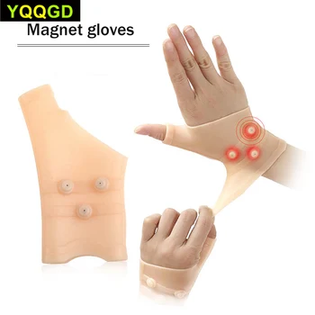 

1Pcs Magnetic Thumb Wrist Support Gloves Silicone Gel Arthritis Pressure Corrector Massage Pain Relief Gloves