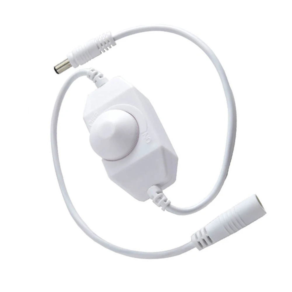 Manual de Dimmer com Ajuste de Brilho dc para 5730 Interruptor Plugue Cor Única 5630 3528 5050 1 Interruptor manual de dimmer com ajuste de