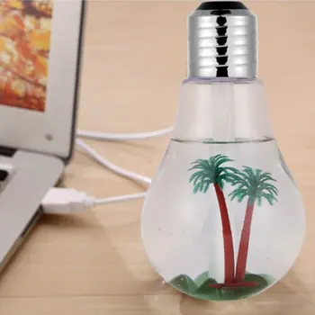 

Creative Micro Landscape Usb Bulb Humidifier Ultrasonic Colorful Air Humidifier Mini Car Usb Humidifier
