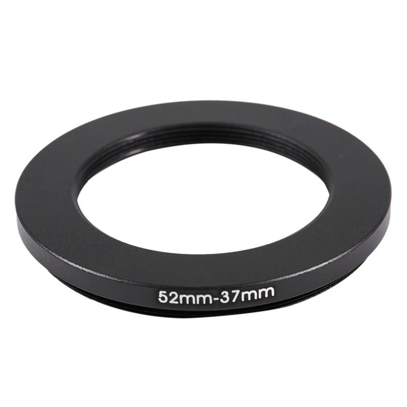 

52mm-37mm 52mm to 37mm Black Step Down Ring Adapter for Camera
