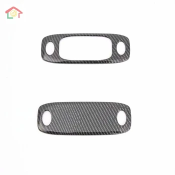 

Car styling Accessories for Tesla model 3 Car Front and Rear Reading Lights Frame ABS carbon fiber interior Decorative stickers