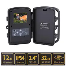 Игровая камера для слежения на охоте 12MP 1080P HD 120°широкоугольный Инфракрасный ночного видения 42 шт. ИК светодиоды 2,4 дюймов камера с ЖК-экраном RD1000