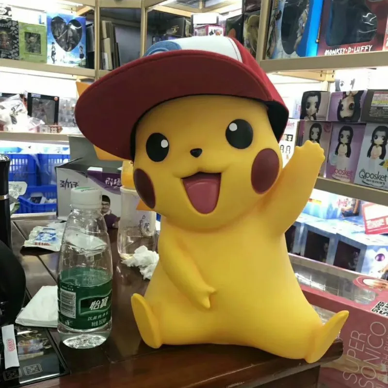 Takara Tomy 40 см 1:1 большая статуя Пикачу ПВХ модели Покемон фигурка