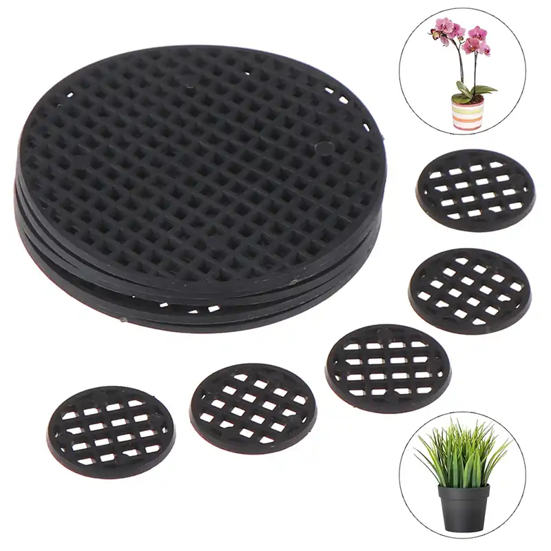 20Pcs/50Pcs Flower Pot Hole Mesh Pad Bottom Mat Bonsai Pot Bottom Grid Mat  Prevent Soil Loss Breathable Gasket|Flower Pots & Planters| - AliExpress