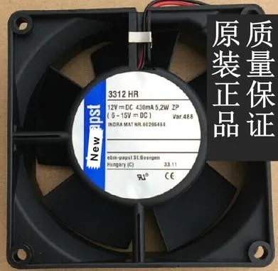 Для ebmpapst 3312 HR 3312HR DC 12 В 5,3 Вт 90x90x32 мм серверный Вентилятор охлаждения