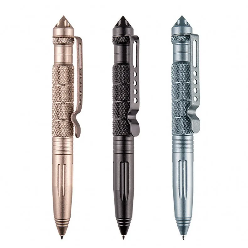 Multifunctional Defense Pen Signature Aviation Aluminum Alloy Tactical Metal Self-defense | Канцтовары для офиса и дома