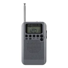 AAAE Top-Mini Lcd цифровой FM/AM радио динамик с будильником и функцией отображения времени 3,5 мм разъем для наушников и зарядный кабель