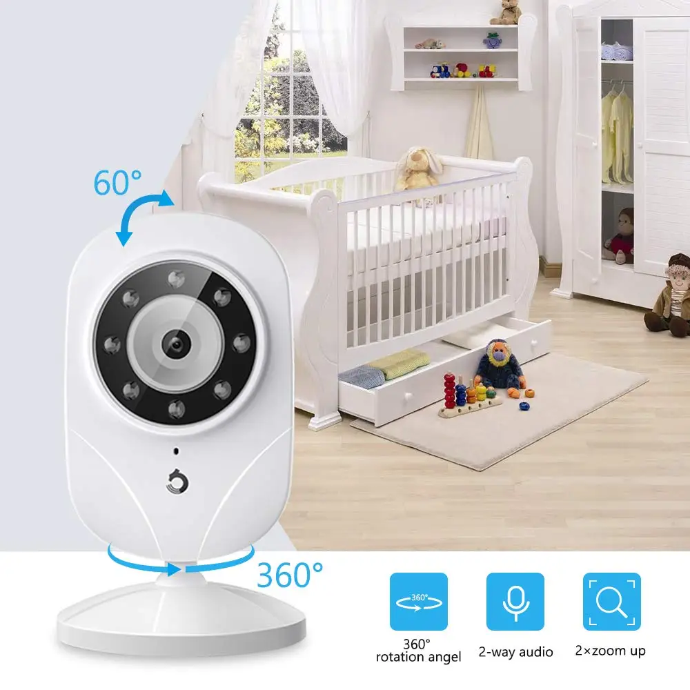  2.4 ''Wireless Video Baby Monitor DT24 Pro HD Wifi Monitoraggio della Temperatura di Versione di No