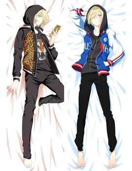 

Anime YURI!!! on ICE Victor Nikiforov Dakimakura Hugging Body Pillowcase 3D Double-sided Bed Hugging Body Pillowcase 04