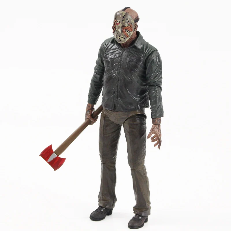 19 см NECA оригинальная Friday The 13th PartV Jason Voorhees ПВХ фигурка новая Beginning Ver. Коллекционная модель игрушки с коробкой