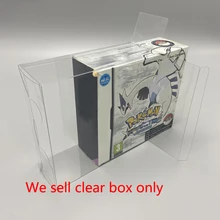 PET protective box For NDS EU version  For Pokemon soulsilver  version    special   transparent display  box storage box