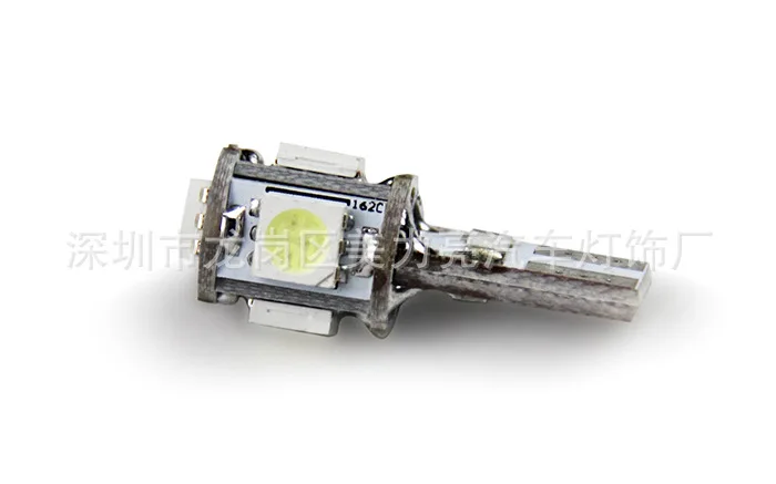 Поставка автомобиля светодиодный декодирование T10-5SMD-5050 ширина лампы/лампа для чтения/лампа номерного знака супер яркий анти-искажение