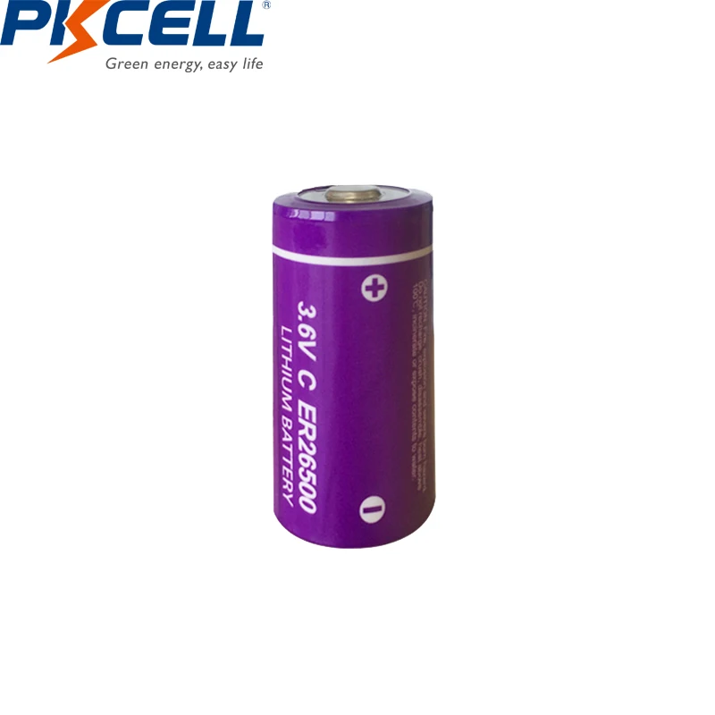 24 шт. PKCELL ER26500M ER26500 26500 3 6 щелочные батареи яркос Размеры литий Батарея 9000 мА/ч Li SOCl2