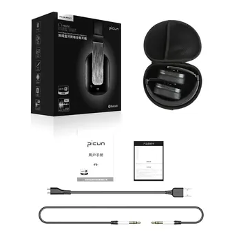 

PICUN F9 Active Noise Reduction Headphone With MIC NFC Connection Super Bass Headphone For Phone PC MP3