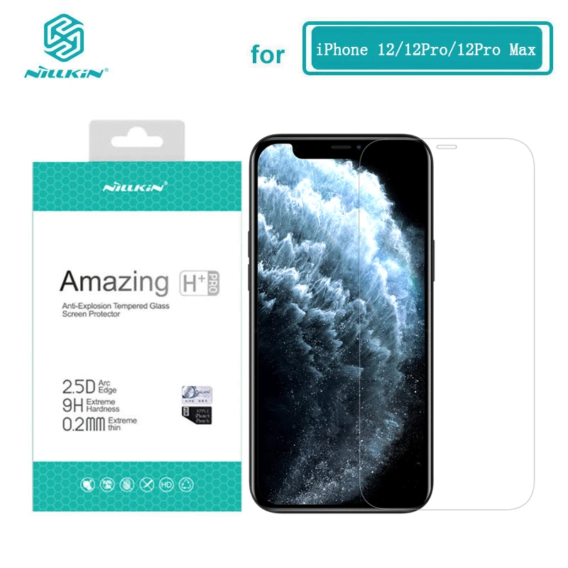 Для iPhone 12 стекло Nillkin H + Pro 0 2 мм 2.5D пленка Закаленное для Max / 12Pro Mini|Защитные стёкла