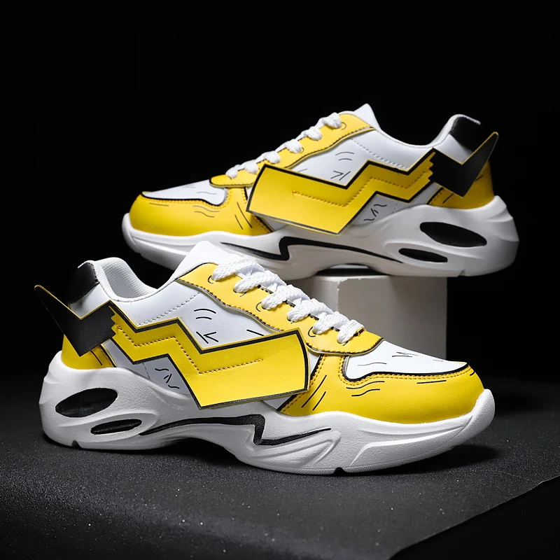 

Running Shoes Men Pikachu Running Shoes For Women Kids Shock jogging Absorber Breathable Sport Running Shoes Non-slip Sneakers