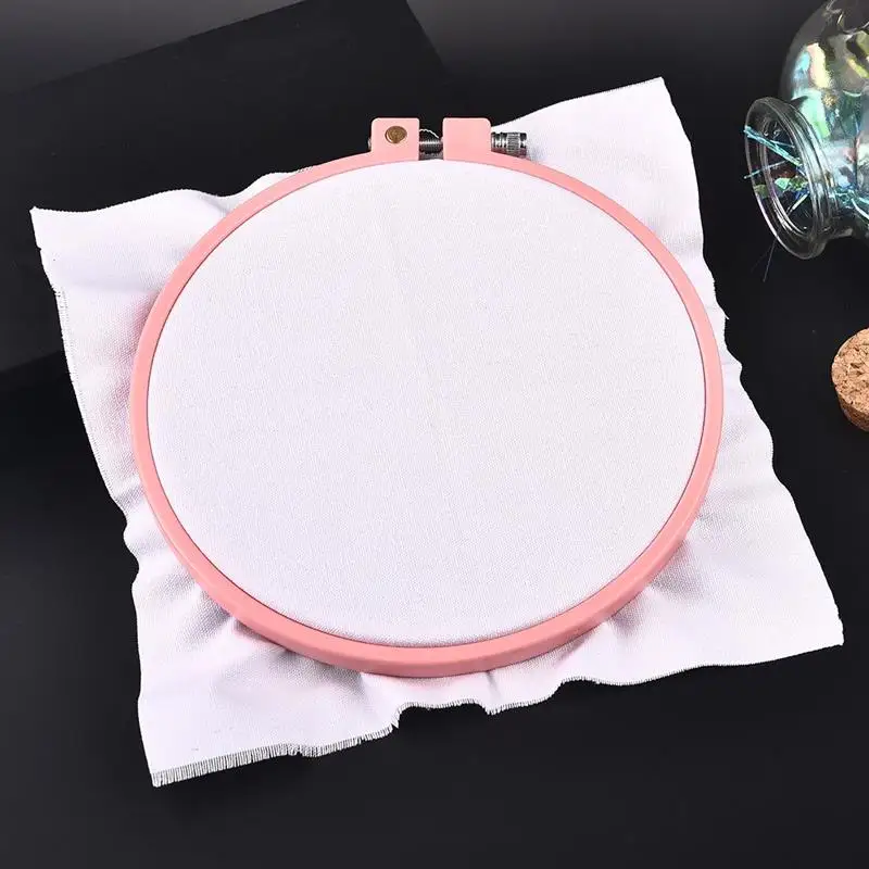 Plastic Square Embroidery Hoops Cross Stitch Hoop Ring DIY Needlecraft Cross Stitch Loop Hand Household Sewing Tools 5 Sizes