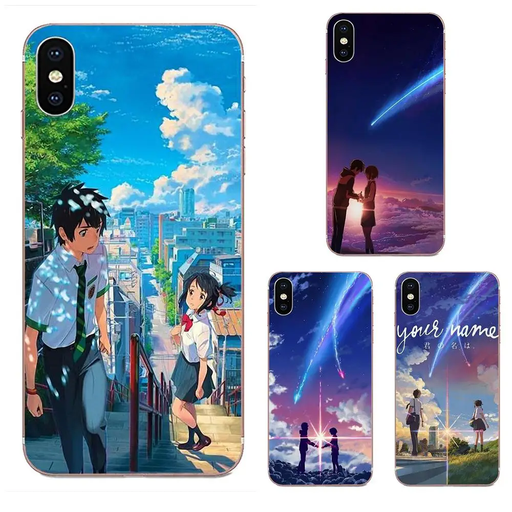 For Galaxy Grand A3 A5 A7 A8 A9 A9S On5 On7 Plus Pro Star 2015 2016 2017 2018 Soft Cellphone Transparent Your Name Japan Anime | Мобильные