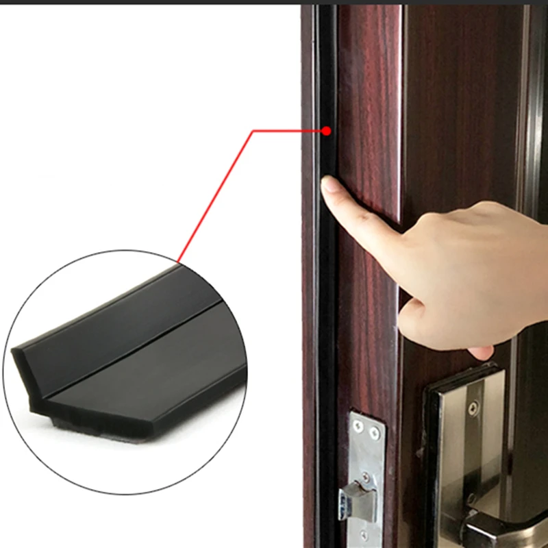 Main Entrance Door Seals Selfadhesive Silicone Sealing Strip Gasket 10