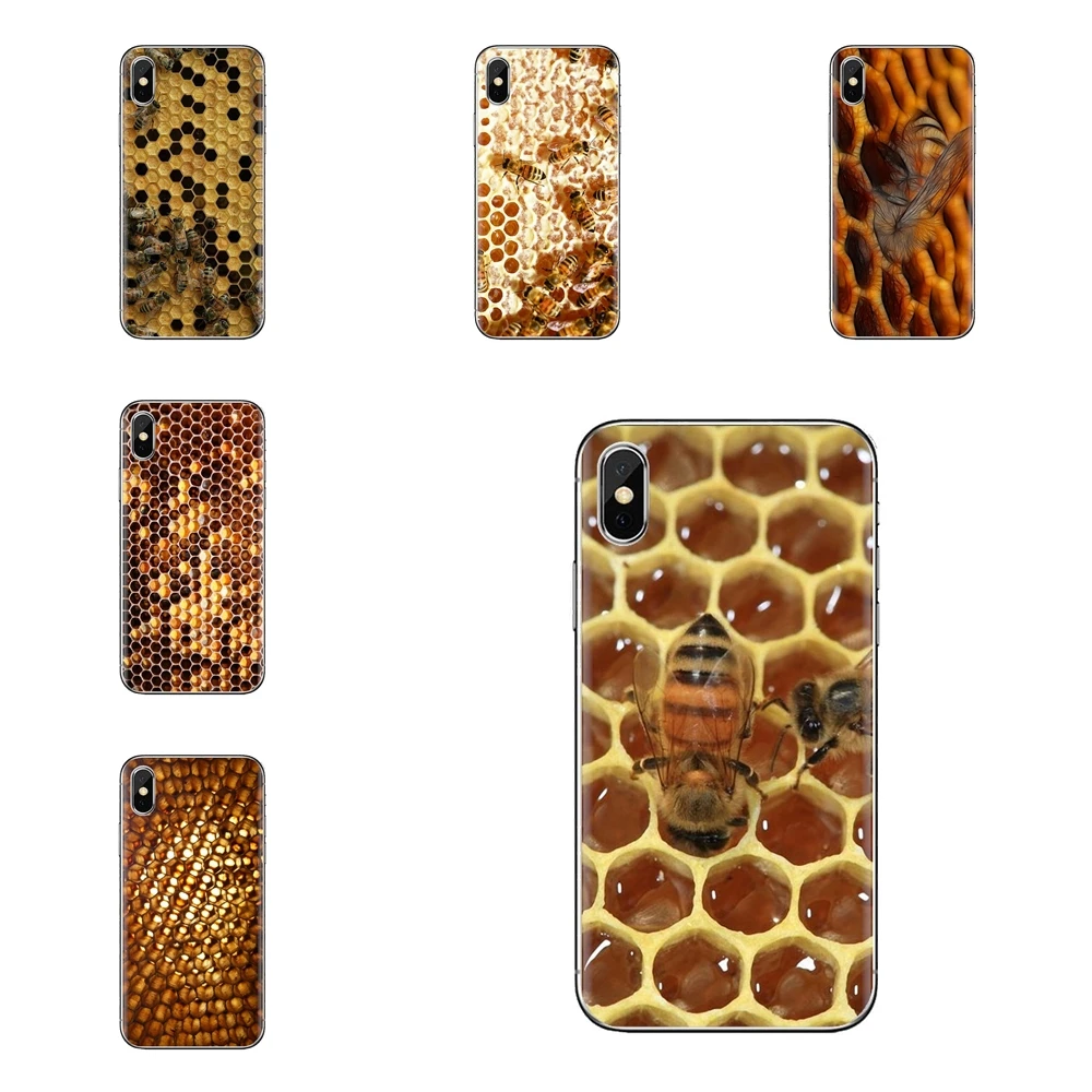 Золотые медовые пчелы Силиконовые чехлы для huawei G7 G8 P7 P8 P9 P10 P20 P30 Lite Mini Pro P Smart Plus 2017