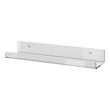 

Kids Room Display Wall Shelf Home Office Modern Bookcase Floating Clear Acrylic Bedroom Thick Spice Rack Organizer Storage