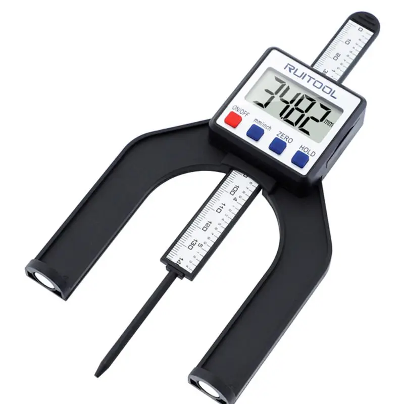 

Digital Tread Depth Gauge LCD Magnetic Self Standing Aperture 80mm High Precision Hand Routers