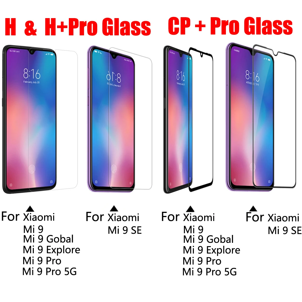 Для xiaomi mi 9 закаленное стекло для xiaomi mi 9 SE защита экрана NILLKIN Amazing H+ PRO CP XD стеклянная пленка mi 9 Pro 5G