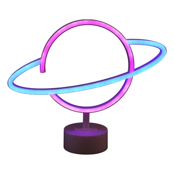 

1pc Durable Lightweight Neon Lamp Planet Shape Room Home Office
