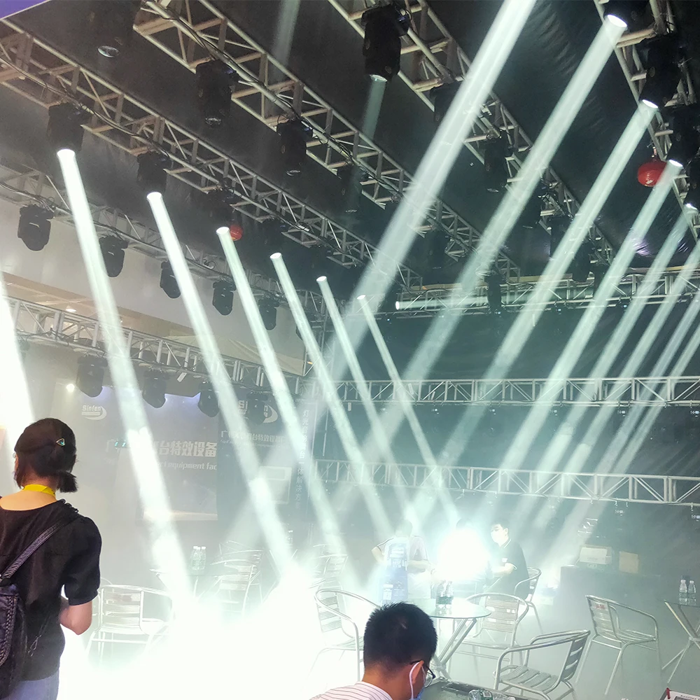 Moving Beam Light LED 100watts 2r Beam 8-facet Rotating Prism Rainbow Effect