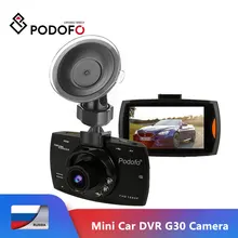 Podofo Мини Автомобильный видеорегистратор G30 Full HD 1080P камера с датчиком движения ночное видение g-сенсор Dashcam регистратор видеорегистраторы