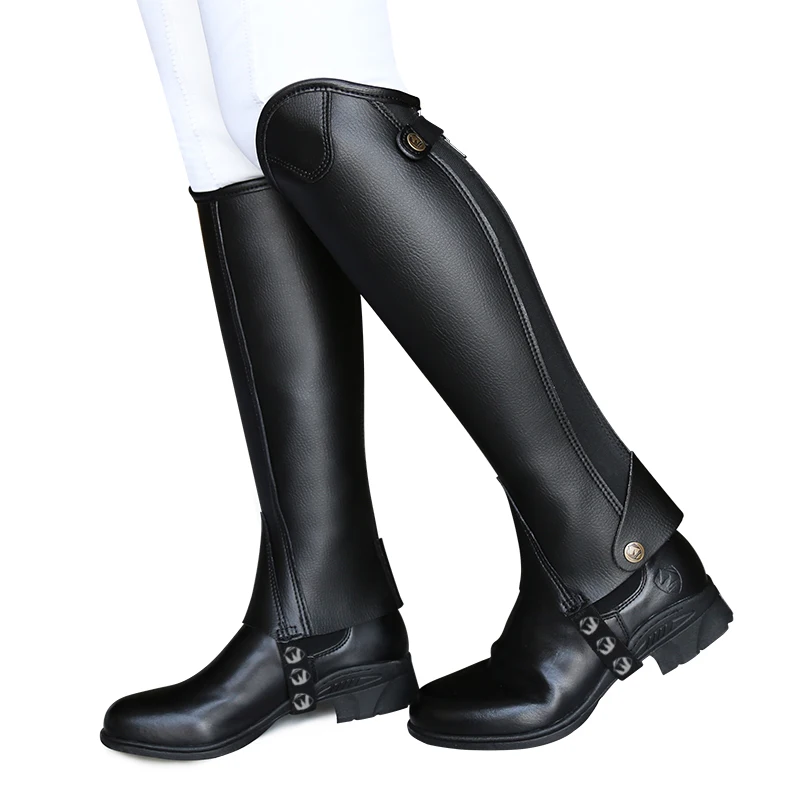 Cavassion microfiber bionic for adult and child horse riding half-chaps