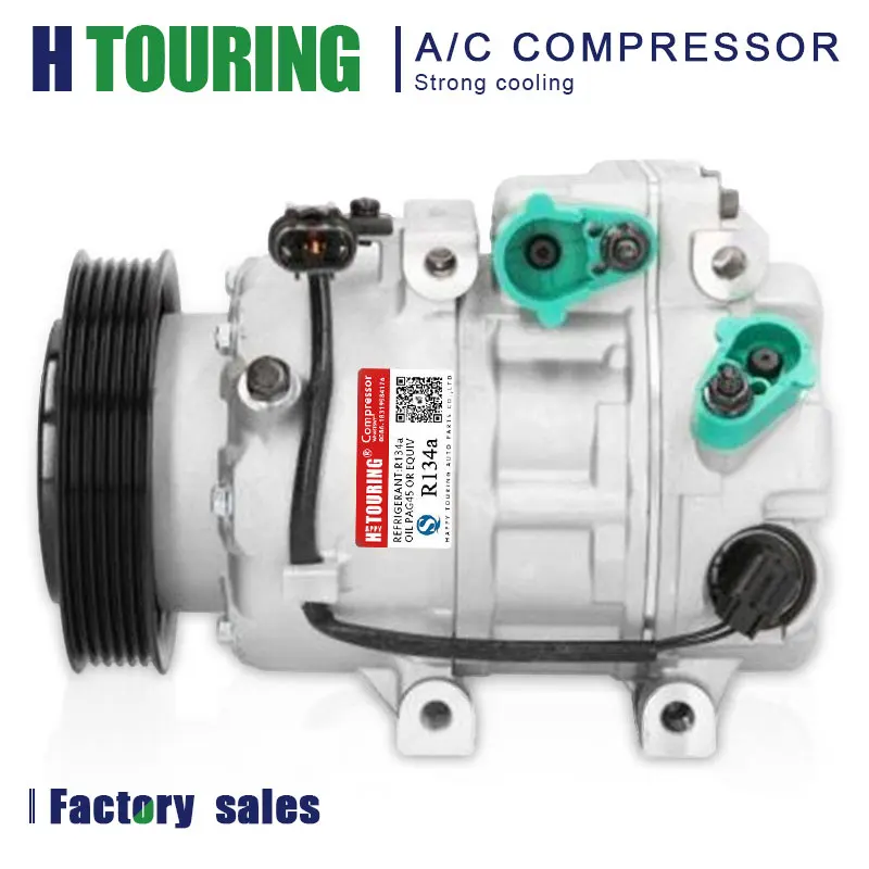 

VS18 AC Compressor For Hyundai Santa Fe 2012 2013 2014 2015 Car Air Conditioner 97701-2W500 97701-2W550 977012W500 977012W550