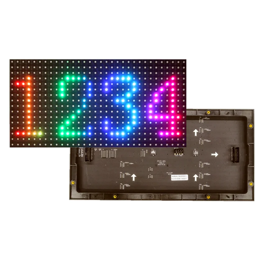 Modulo Display A Led Spedizione Gratuita Indoor P10 Smd Rgb Full Color 320X160Mm 32X16Dots Pannello A Matrice Led