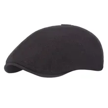 Зимние шапки для мужчин плоская кепка Newsboy Baker береты уличная Duckbill Гольф Вождение Кабби кепки Дальнобойщик Кепка Gorra Hombre
