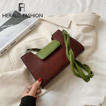 

Small PU Leather Crossbody Bags For Women 2020 trend Hand Bags Chain Shoulder Handbags Female Travel Lady Branded Designer Bag