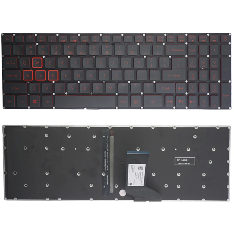 

Backlit English Keyboard US For ACER Nitro 5 AN515 AN515-51 N17C1 AN515-52 AN515-53 AN515-41 AN515-42 AN515-31 N16C7