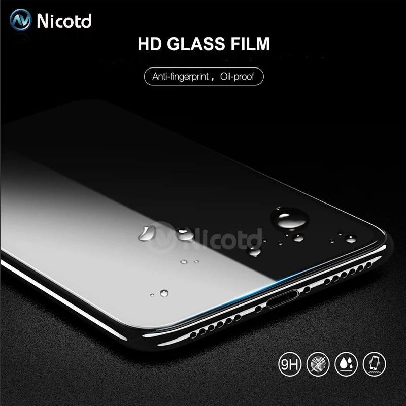 Full Screen For iPhone XS MAX 9 Tempered Glass For iPhone 9 XS MAX 6.1 5.8 6.5 inch Screen Protector 2018 Front Film  (2)
