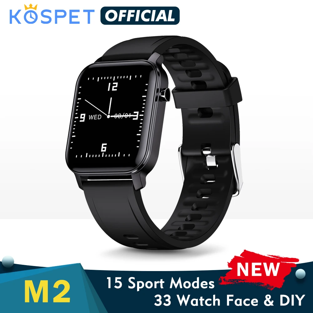 2020 KOSPET M2 Smart Watch Men Waterproof relogio inteligen Fashion Women For Android IOS Xiaomi Huawei Sport Smartwatch For Kid