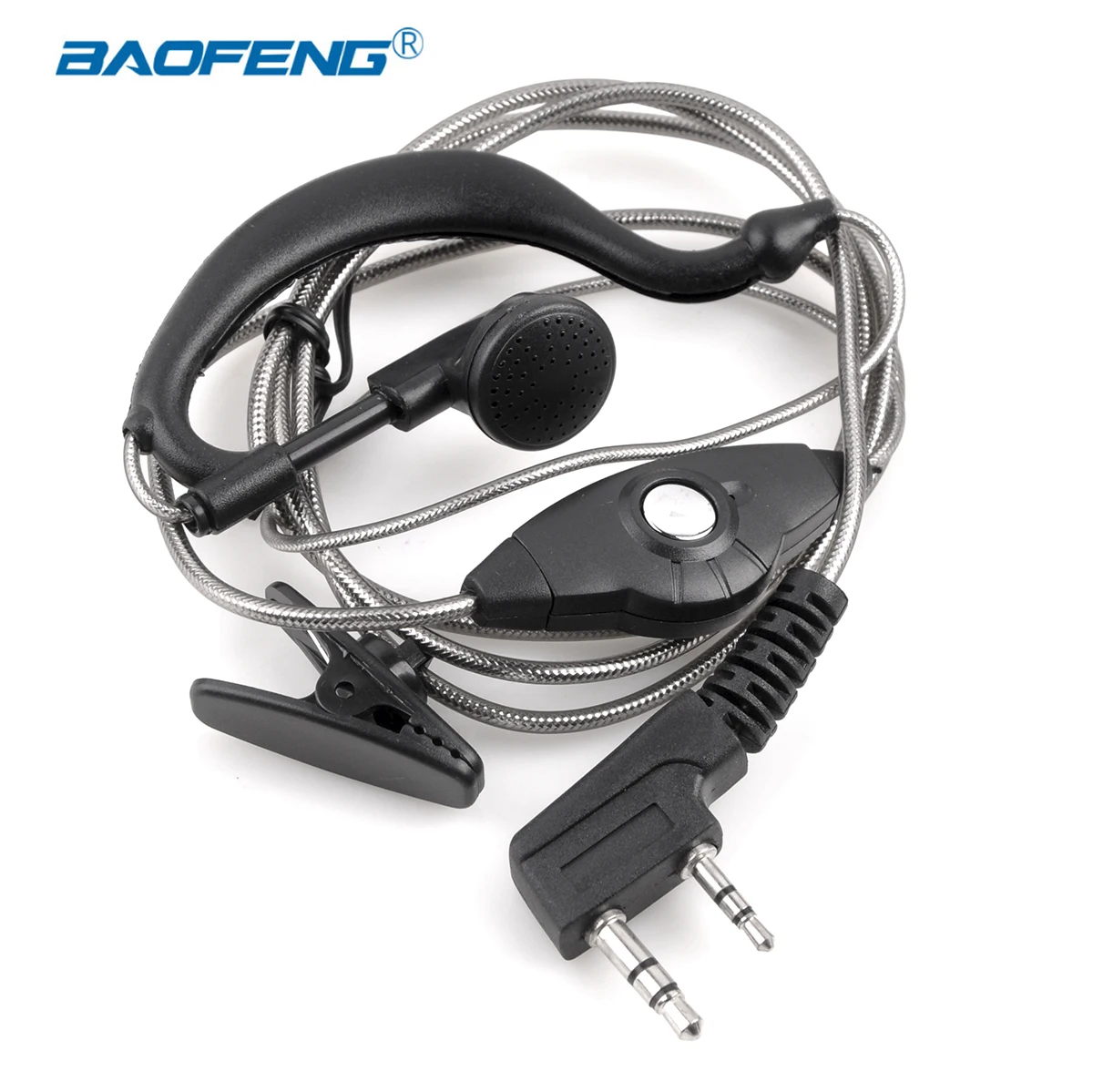 Портативная рация Baofeng наушники uv 5r вкладыши PTT с микрофоном порт k Двусторонняя
