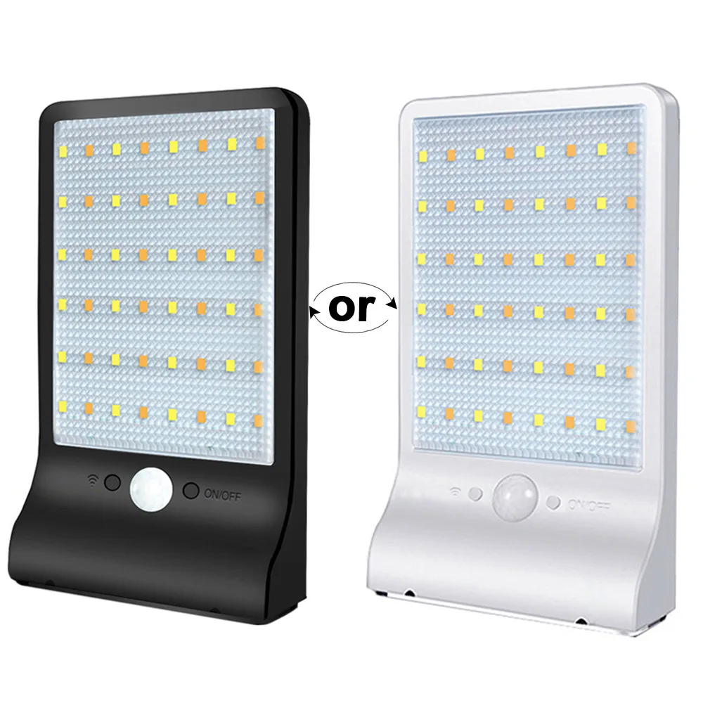 Durable Wall Light Home Outdoor Motion Sensor Eco-Friendly Street Lamp 48 LED - Испускаемый цвет: Синий