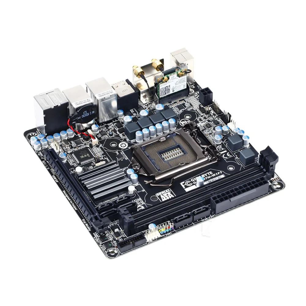Оригинальная б/у настольная Материнская плата Gigabyte H97N-WIFI H97 Socket LGA 1150 Core i7/i5/i3/Pentium/Celeron DDR3 16G Mini-ITX