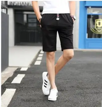 

ZNG 2020 new summer new thin casual sport men's knitted mid Korean version slim