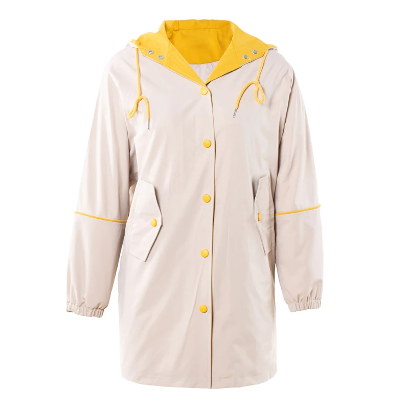 

2019 Women's Autumn Cardigan Hooded Long Trench Winter Outwear Windbreaker Long Coat Long Sleeve Hooded Outwear Coat