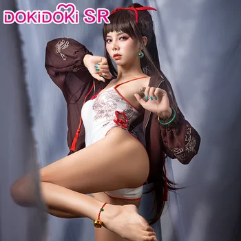 

Dokidok-SR Movie Hua Mulan Cosplay Princess Mulan Costumes Swimsuit Chinese style Sexy Swimsuit Women Costume Hua Mulan Cosplay