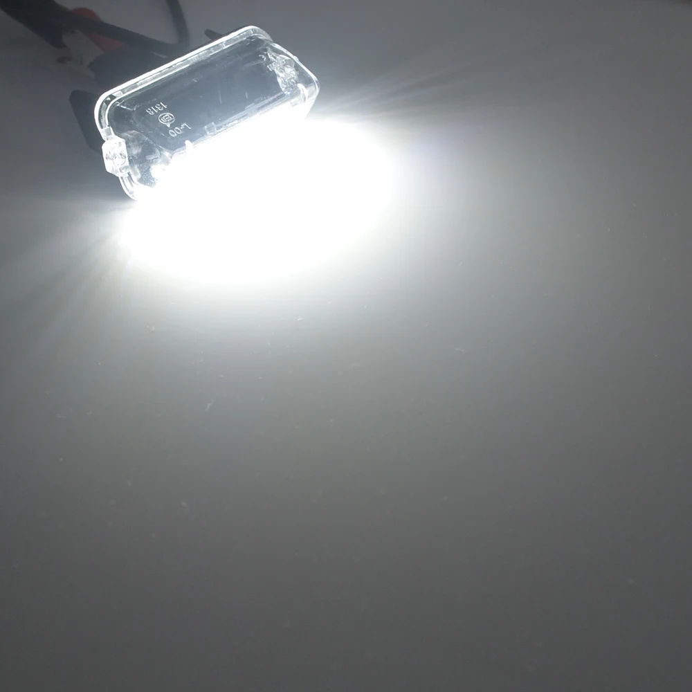 Идеально подходит для белого 18-SMD светодиодный номерной знак Замена или обновление комплект для Toyota Camry Prius C, и т. Д