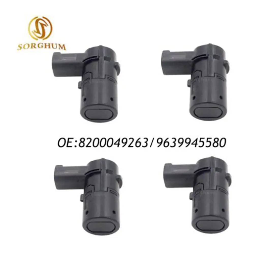 4PCS 8200049263, 9639945580 Parking Sensor For Renault Laguna Peugeot 607 806 2.9L Citroen C5
