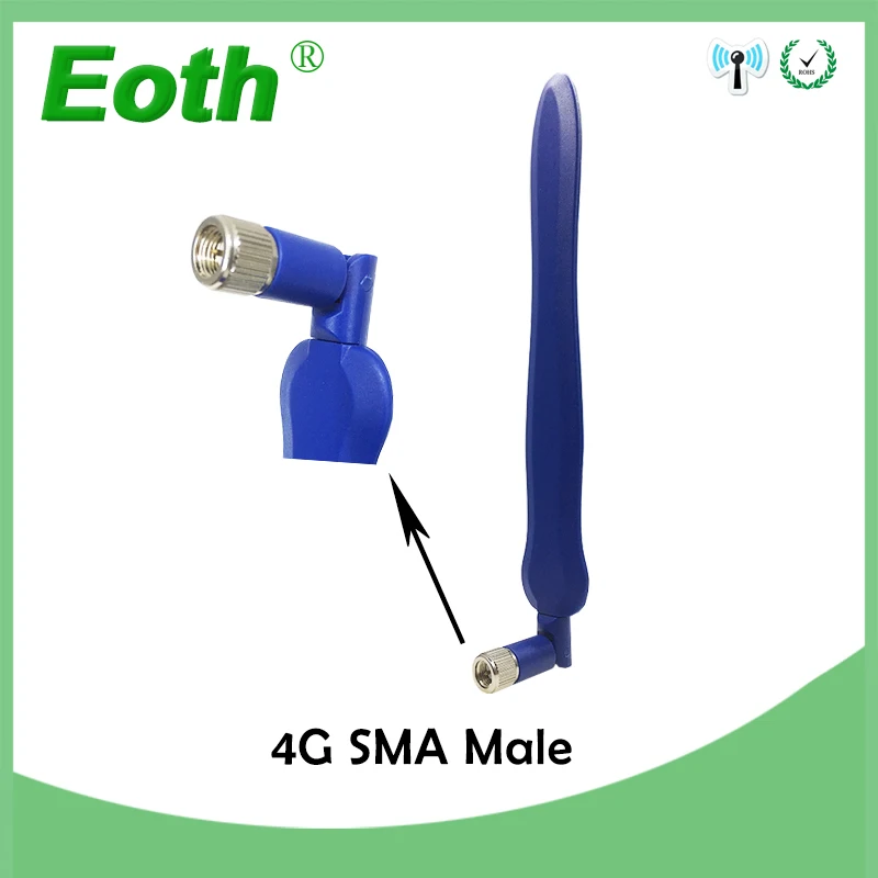 Eoth 2 шт 4G LTE антенна SMA разъем 10DBI антенна 698~ 960 МГц/1710~ 2690 МГц для huawei беспроводной маршрутизатор B593 B970 B260
