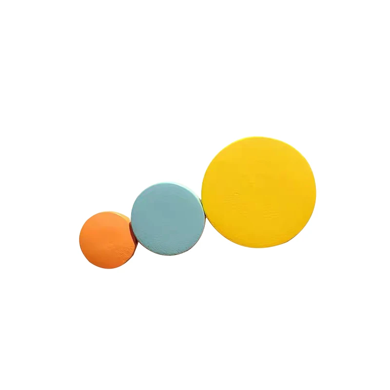 Yellow Barrettes M MISM 1 шт./1 Набор заколки для волос цвета радуги деревянные заколки для волос для женщин/девочек геометрические заколки аксессуары для волос корейский дизайн - Цвет: Yellow Barrettes
