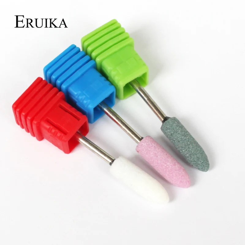 ERUIKA 1 шт. заостренный резец для ногтей керамический Фрезер Электрический пилка